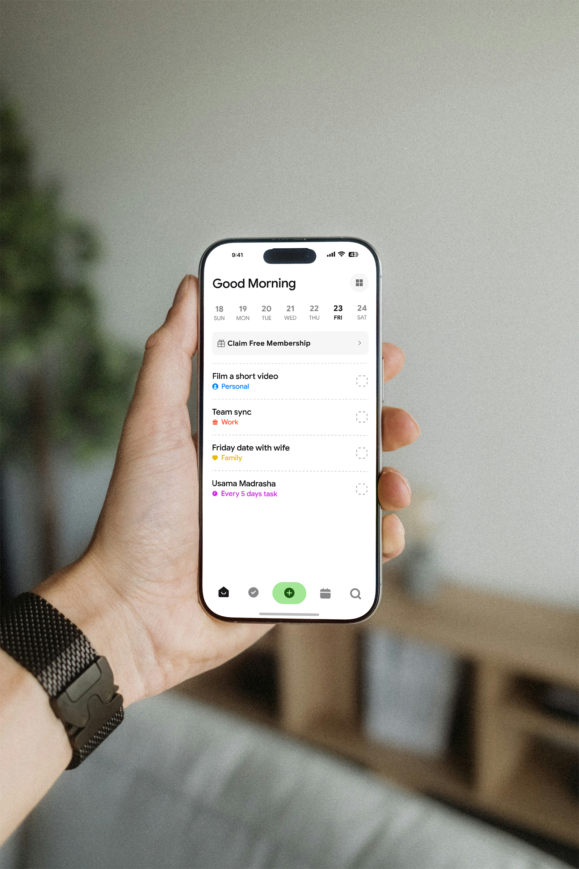 SyncTasks App Redesign. calm design digital minimalism habit screen habit tracker app design interaction design ios app for reminders ios widget mobile app mobile app design for sheet productivity synctasks app task management app design