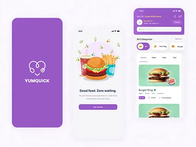 Food Delivery App UI/UX Design – Figma Mobile App adobe xd app app design app ui delivery app figma app design food app food delivery app prototype ui ui ux ui ux design website ui