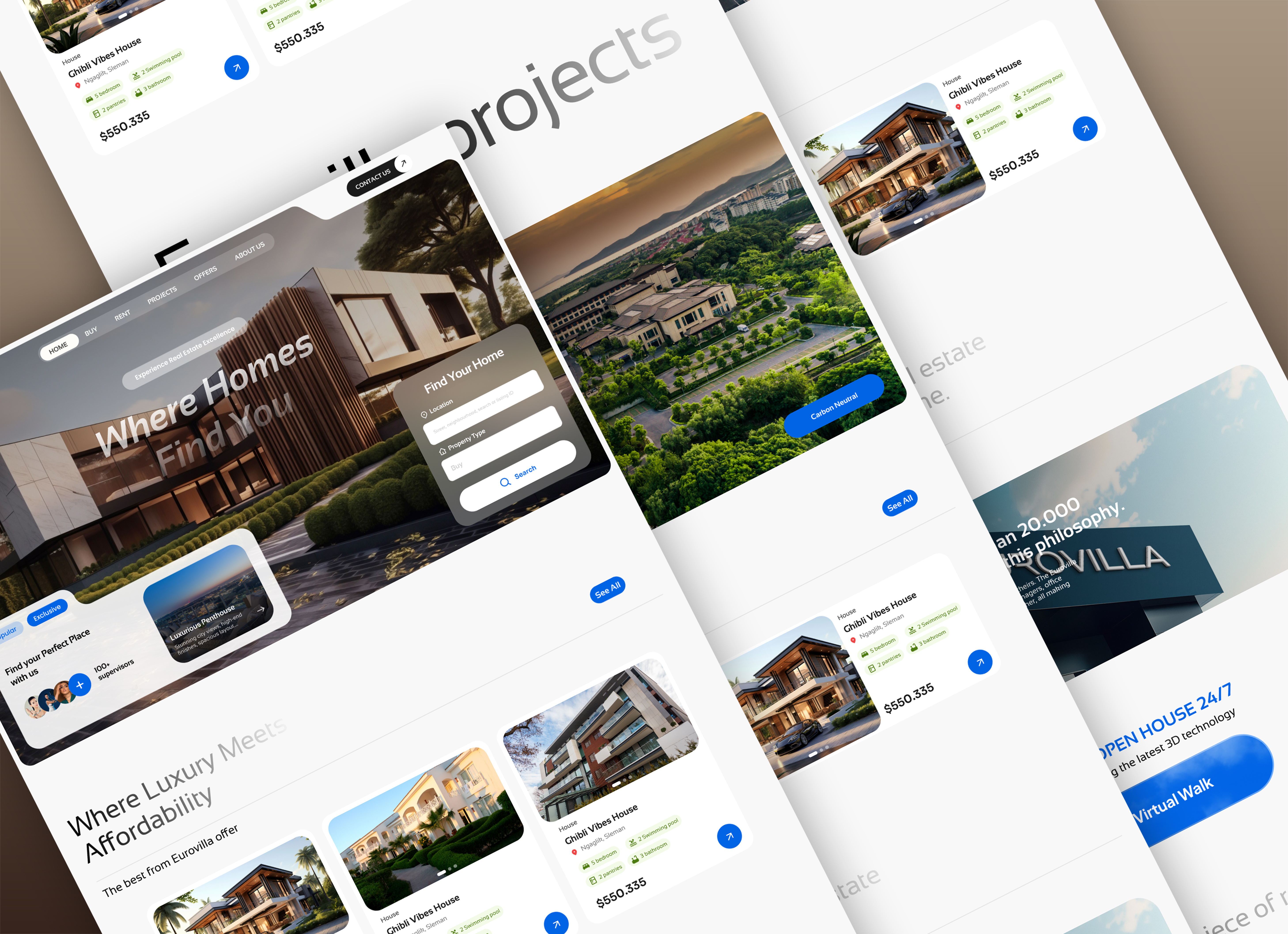 RealEstate Property Booking Landing Page booking branding clean ui figma graphic design landing page luxury luxury real estate modern ui premium property property listing real estate platform realestate responsive design ui ux ux design web design webdesign