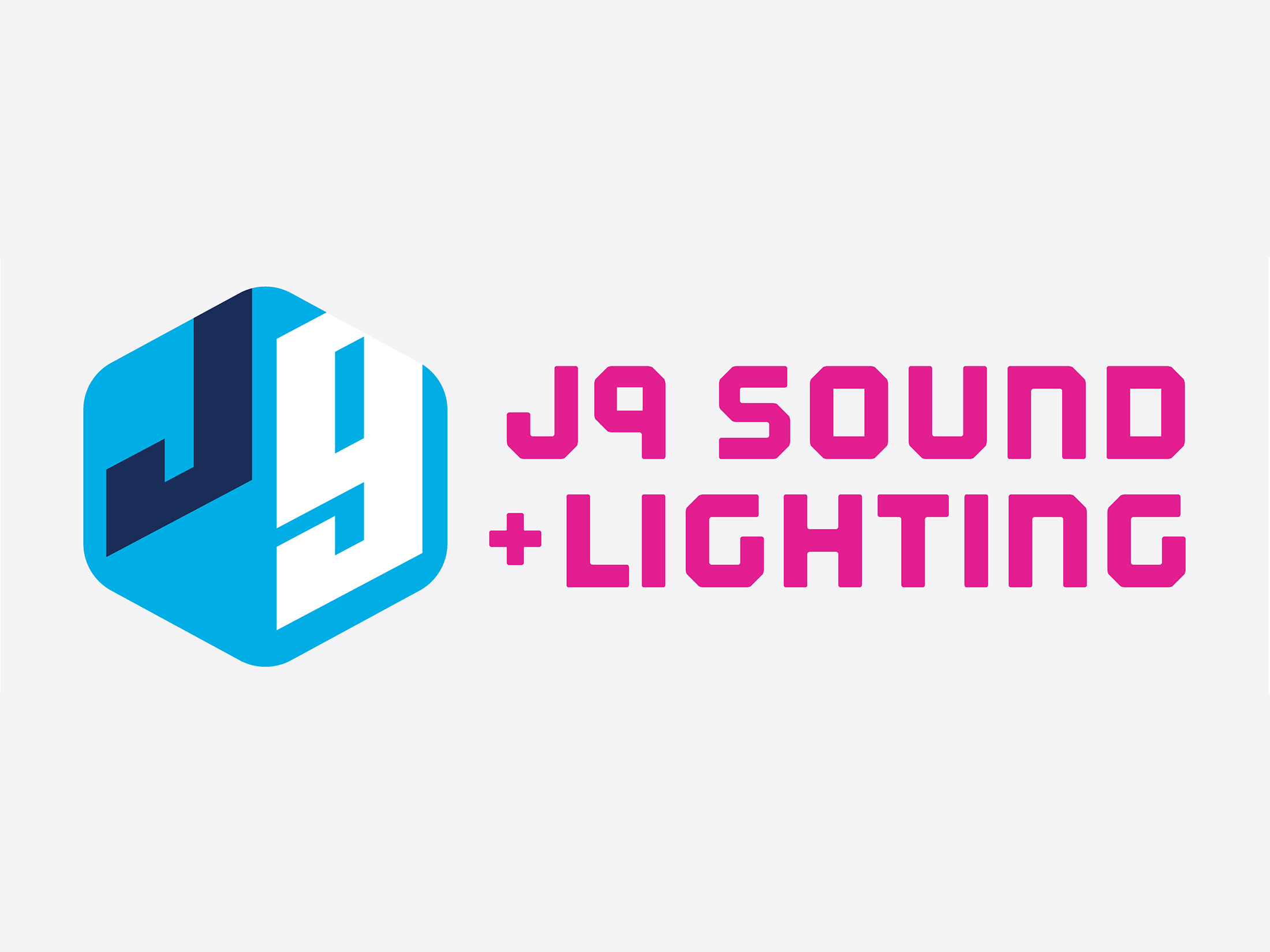 Example of Logo design for J9 Sound + Lighting