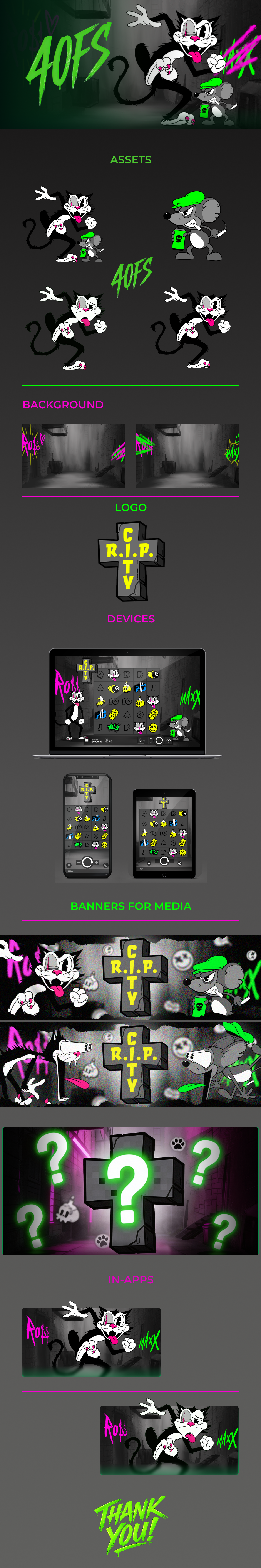 RIP CITY branding graphic design logo ui