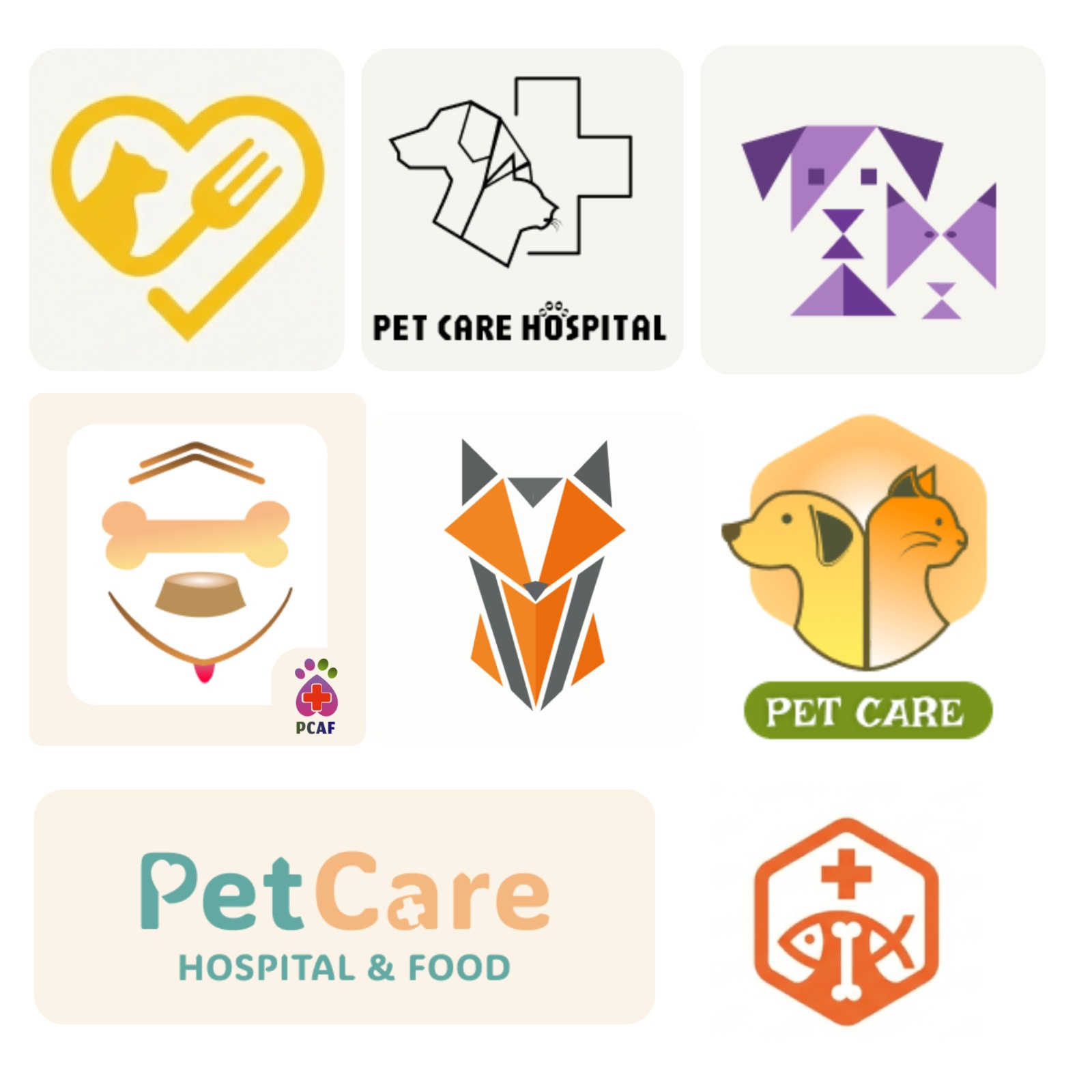 Pet Care based LOGO branding cat design dogs dribbble dribbblecommunity figma health line art logo ngo pet care