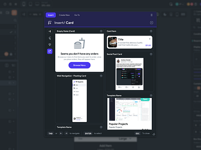 Command Palette v2 (WIP) build command k commandpalette modal nocode popup ui ux