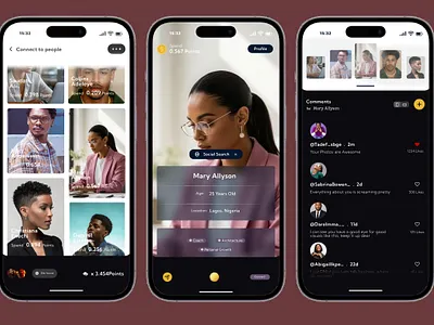 Mobile App Design 3d motion graphics ui