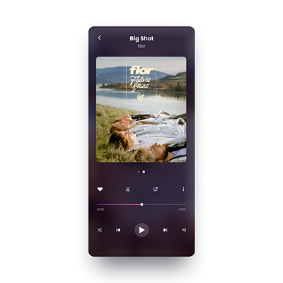 Music Player - Mobile dailyui design figma mobile design music player ui ui design uidesign
