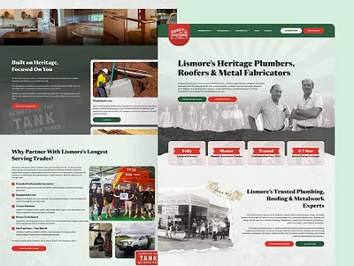 Sidney & Hacking Website Design construction website glassmorphism luxury website modern landing page premium website roofing services ui ui ux website design