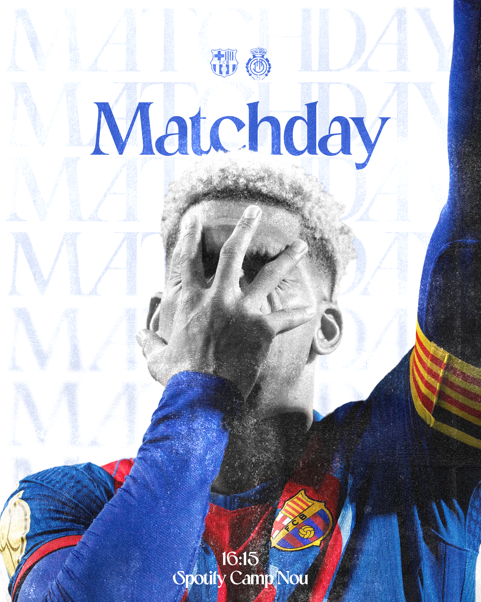 Matchday design #14 barcelona design football graphic design matchday