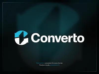 Converto logo design, C + Arrow logo C logo, AI logo, Identity arrow logo brand branding c and arrow logo c logo convert logo converter file convert graphic design identity logo logo design logomark logotype modern logo process logo reduce file typography upgrade logo vector logo