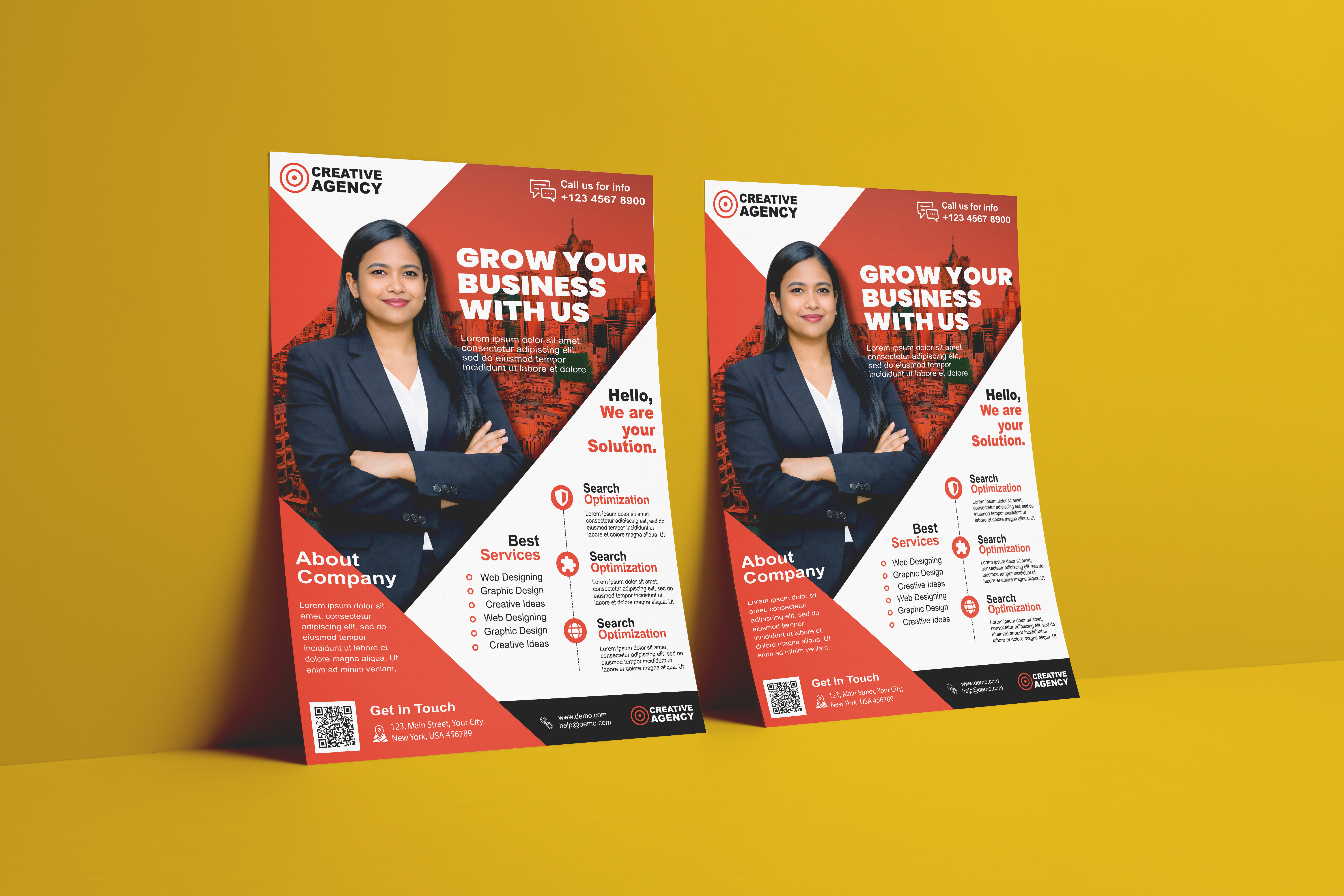 🚀 Creative Agency Business Flyer Design branding business flyer design corporate flyer flyer flyer design graphic design