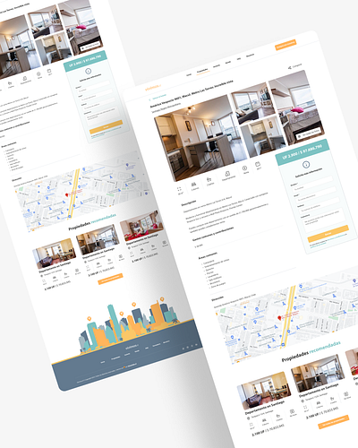 Real Estate Landing Page desktop figma real estate redesign ui design uidesign