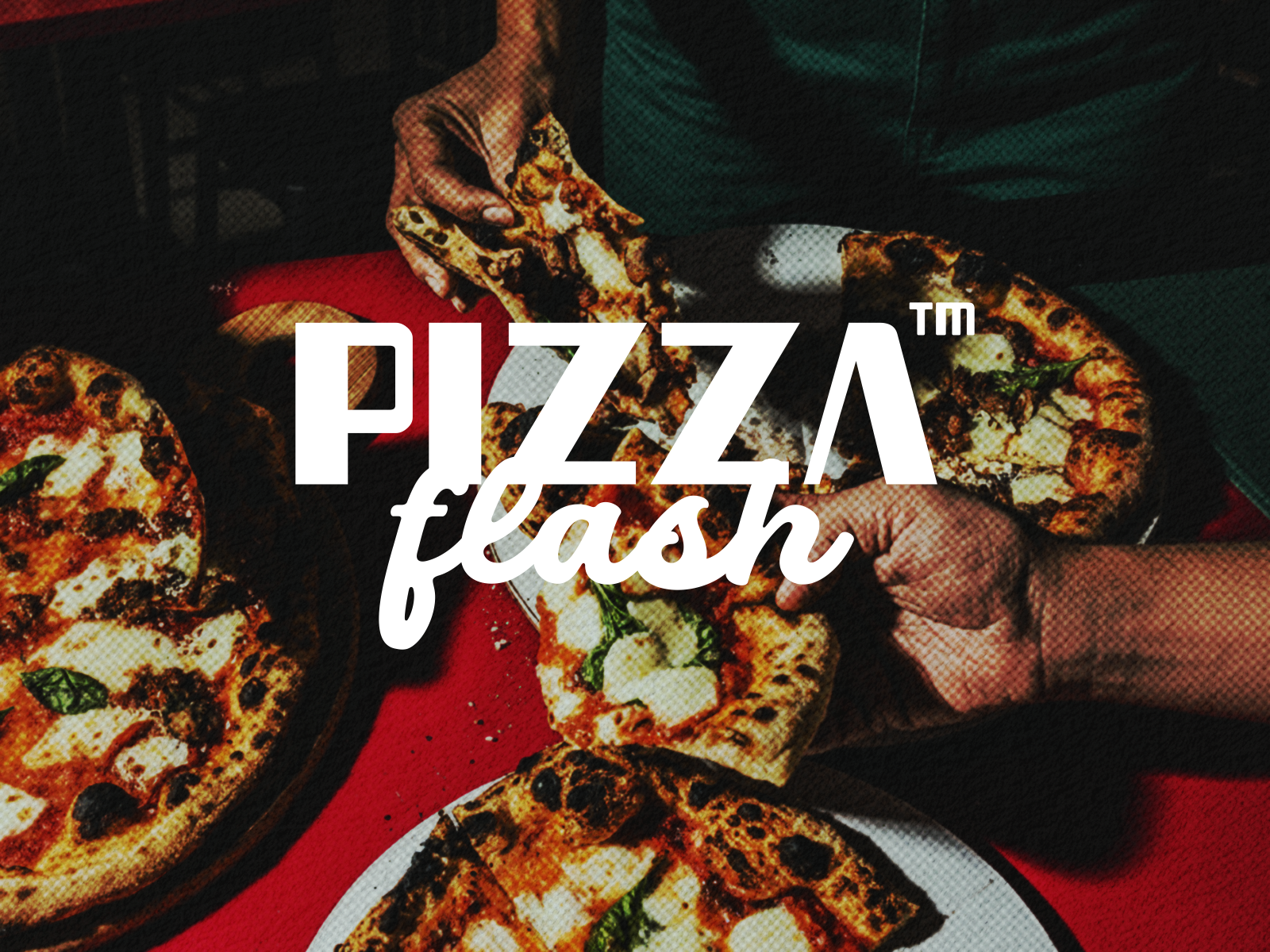 Pizza Flash Logo and Visual Design brand branding design flash food graphic design hot inspiration italia logo modern pizza restaurant trend vector