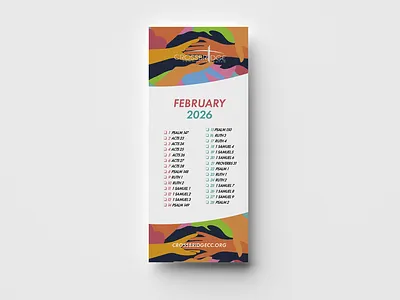 Color Collage Bible Bookmark Design bookmark design design graphic design mockup print design vector