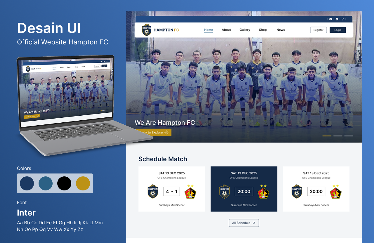 Sport & Football Website branding design ui football football website official website sport sport website ui uiux website