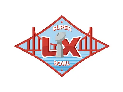 Super Bowl LX Logo Redesign branding football graphic design logo logo design sports branding
