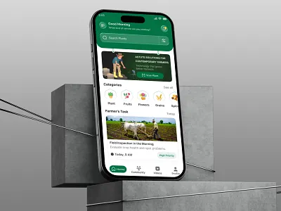 Smart farming mobile app app design design farming illustration ui uidesign uiux user ux