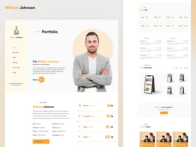 Portfolio Website Design 3d animation branding graphic design hiredevelopers icoderz logo ui webdesign webdevelopment website
