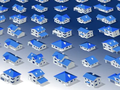 Housing broadcast design animation graphic design motion graphics