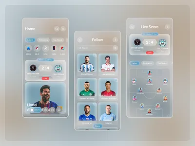 Live Football Scores & Match Updates Mobile App clean design dark ui design inspiration figma design football app football ui live football live scores match stats match updates mobile app design modern ui product design real time data sports app sports design sports ui startup app team lineups ui ux design