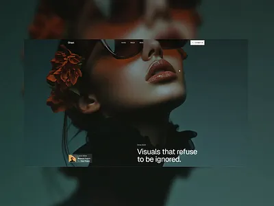 Ghast - Photography Template animation minimal design photography photography website portfolio website typography web design