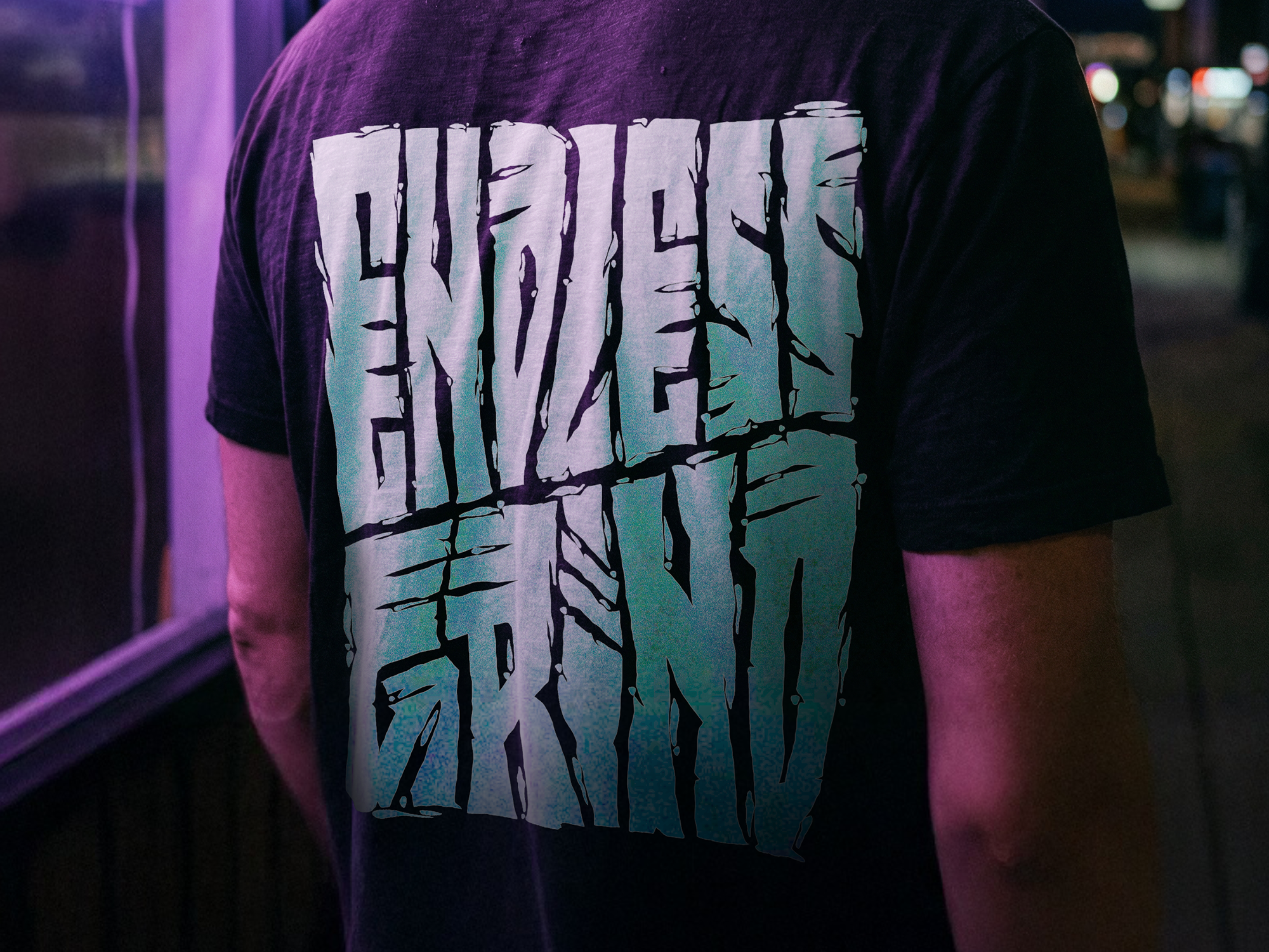 Endless Grind - hand-drawn lettering apparel clothing custom design graffiti handdrawn lettering merch procreate typography