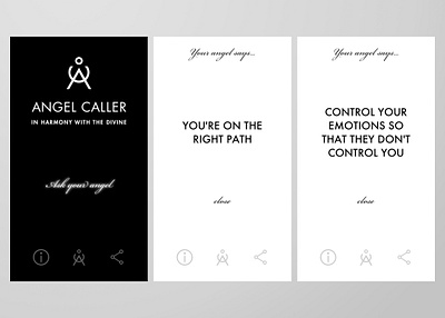 Angel Caller App Development android app development graphic design ios ui ux