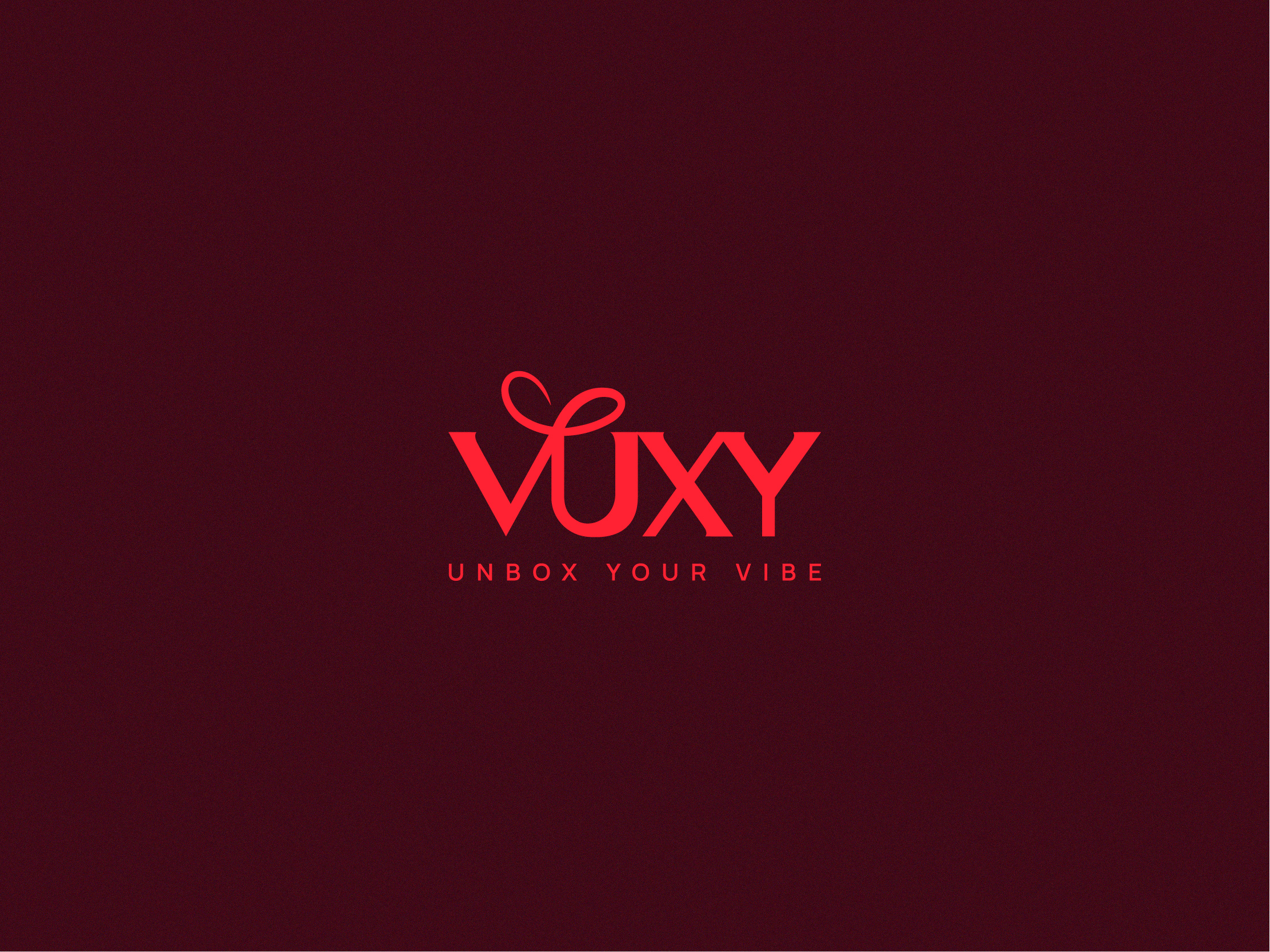 VUXY - Retail & Gift Solution Brand Guide. brand guide business logo creative logo design eye catchy logo gift logo gift ribbon logo gift visual element logo design luxury gift logo retail branding retail business logo ribbon logo symbolic logo vibrant logo vibrant visual visual identity vivid logo vuxy vuxy logo wordmark