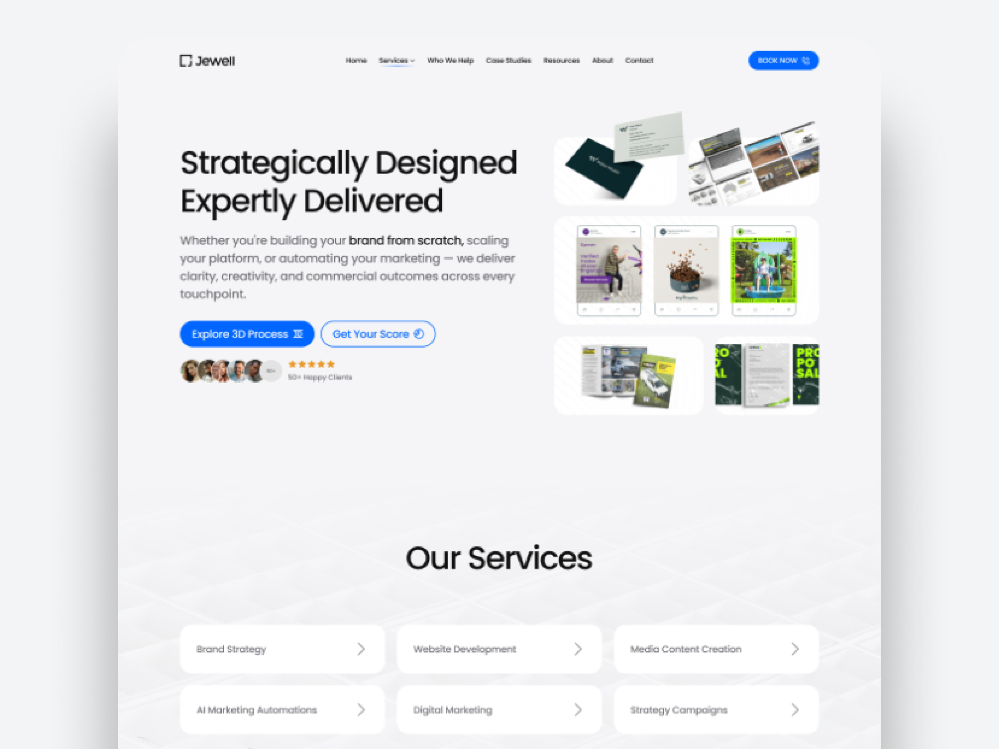 Modern UI/UX Services Page & Bento Grid Layout bento bento grid clean ui dashboard interface landing page minimalist saas services page ui ux web design