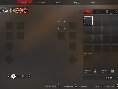 Medieval UI design animation design game game ui graphic design ui