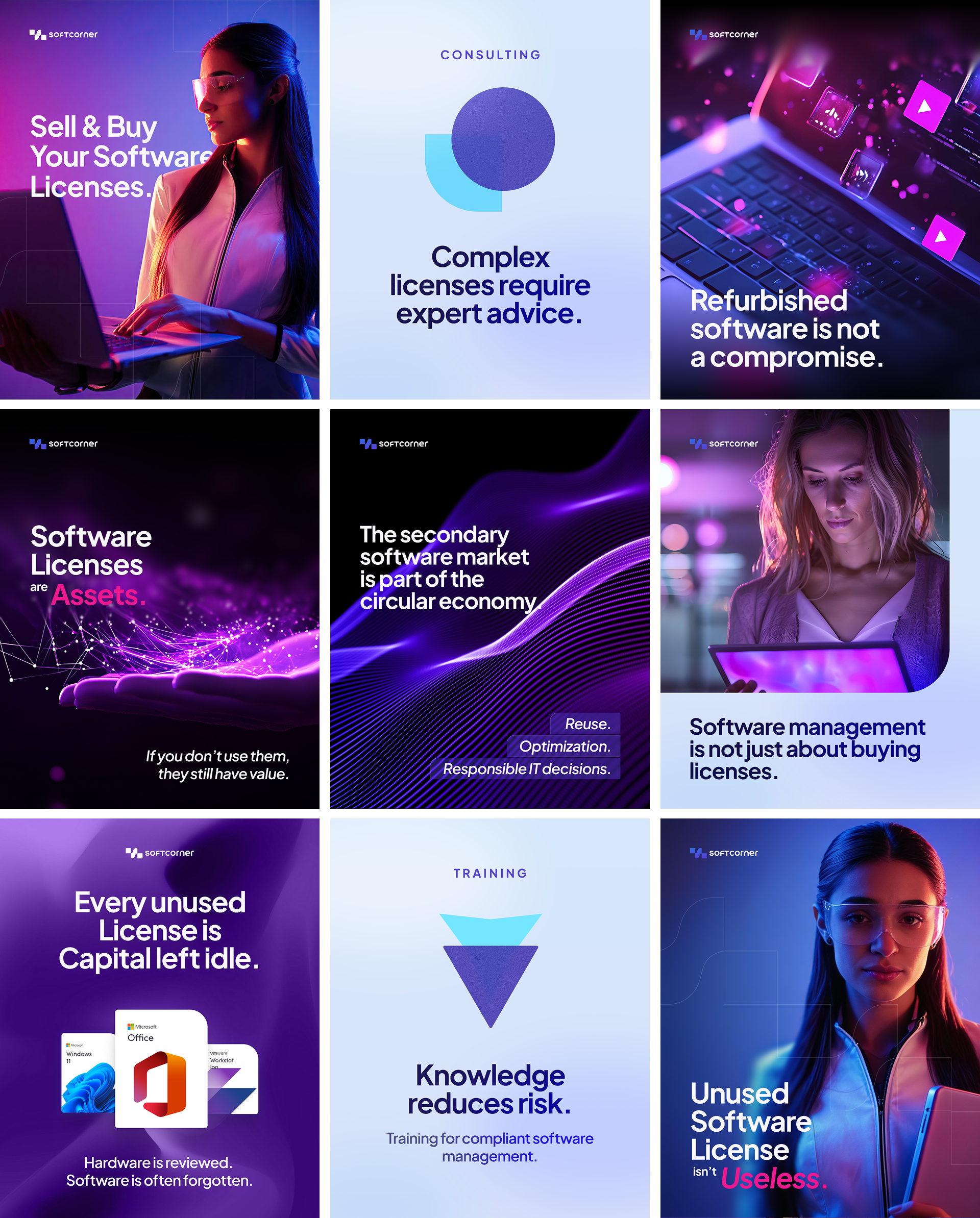 Social Media Post | Softcorner branding post design social media