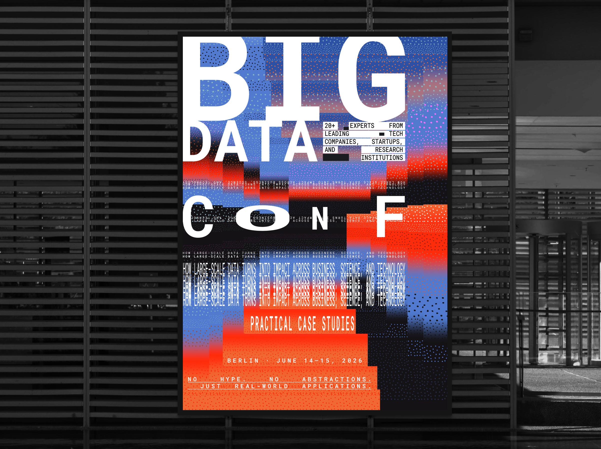 Big Data Conf | Poster branding data design graphic design poster typography webdesign