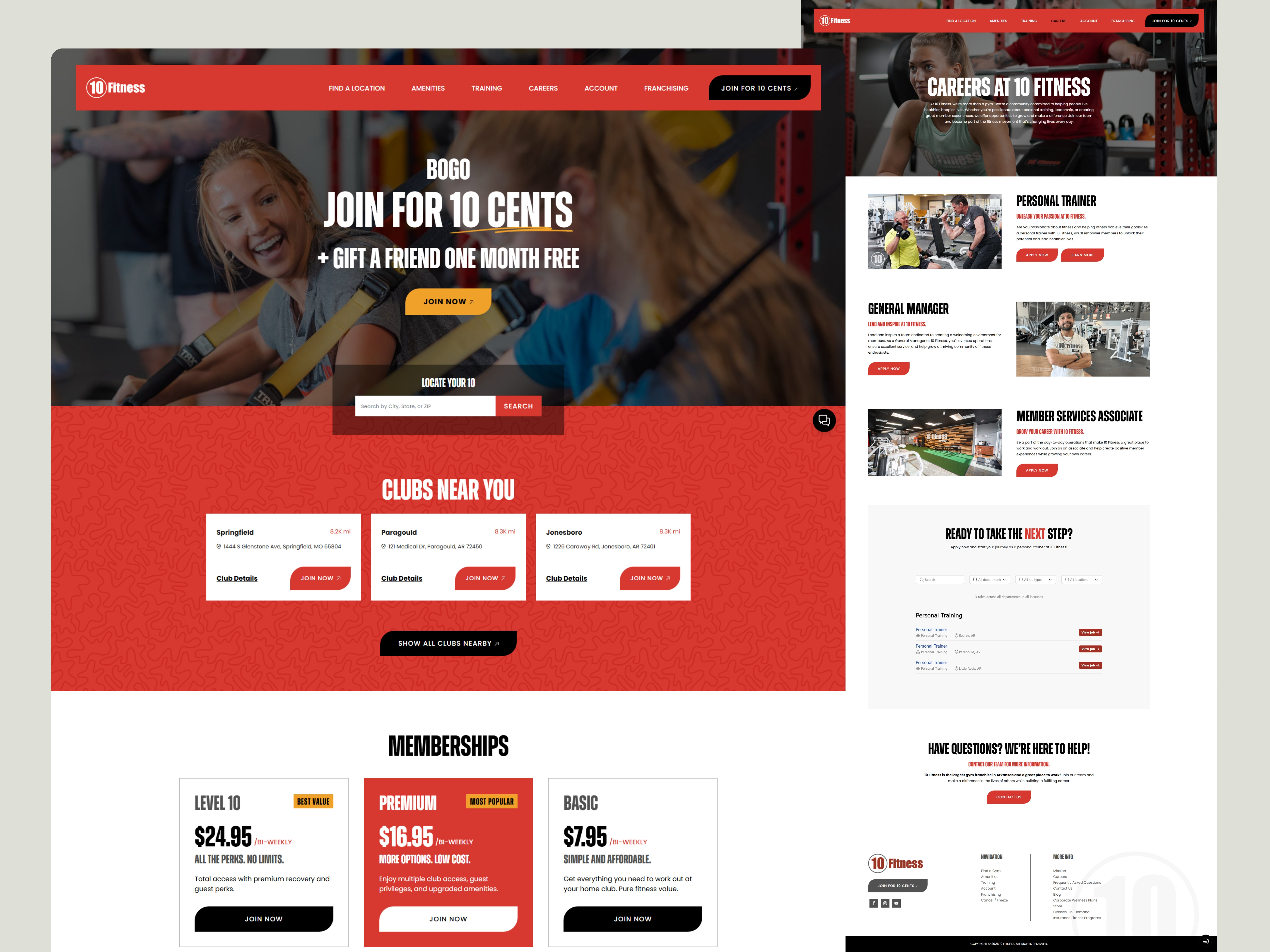 Modern Gym & Membership WordPress Website fitnesswebsite gymwebsite landingpage responsivedesign uidesign webdesign website wordpressdesign