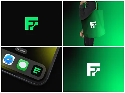 Letter F tech logo for ai, saas, web3 brand ai logo app icon artificial intelligence branding f logo logo monogram logo saas startup logo tech logo web3