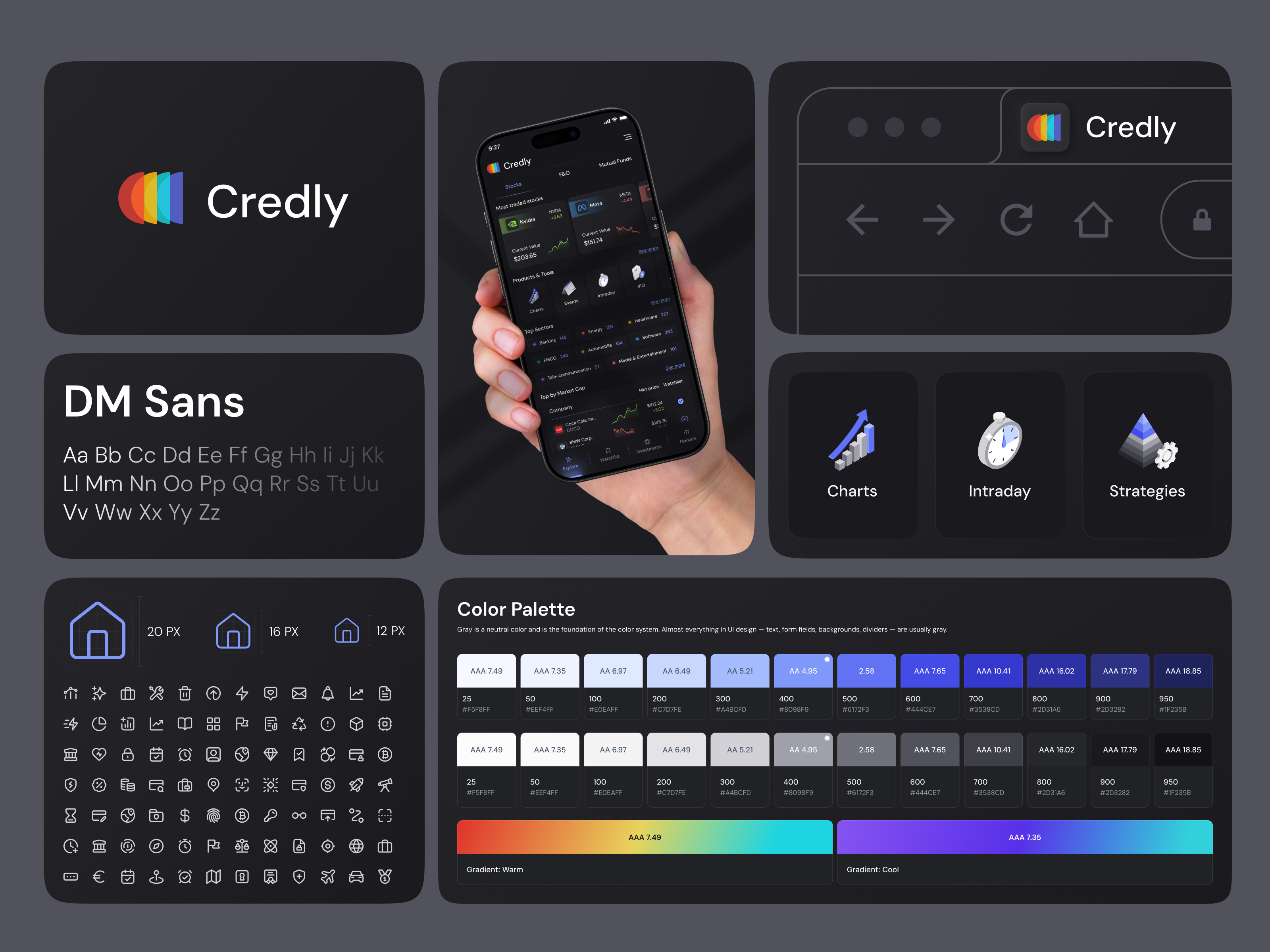 Credly - Fintech Branding - Mobile brand design branding credit card credly dashboard design figma finance finance branding fintech branding graphic design logo mobile popular product design stocks trading platform branding ui