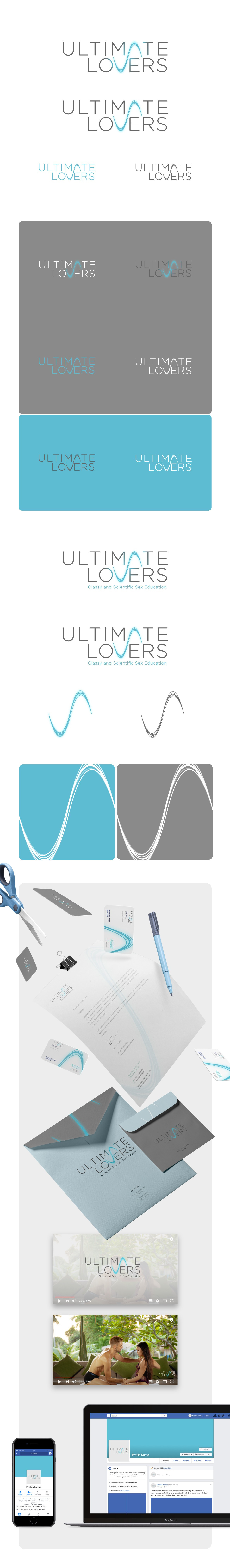 Ultimate Lovers Branding animation branding graphic design logo logo reveal