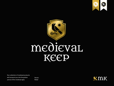 Medieval Keep branding design graphic design logo typography vector