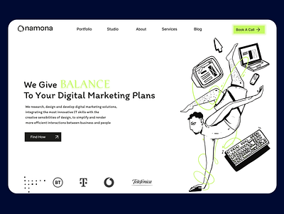 Digital Marketing Agency Website agency branding campaign concept design digital marketing marketing ui ux