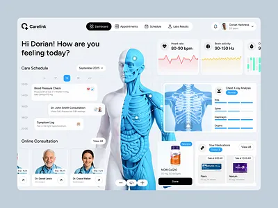 Healthcare Telemedicine Web Dashboard application ui dashboard dashboard ui healthcare medical dashboard modern dashboard popular ui ux web app web application design web design web ui