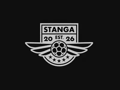 Stanga - Unused Concept bar branding design football graphic design illustrator logo minimal pub soccer vector wings