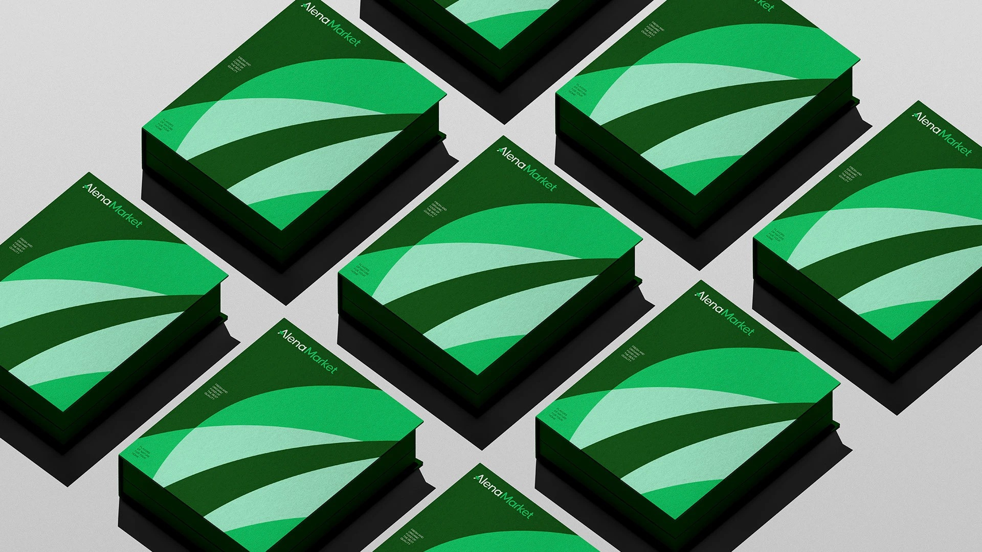 Alena Market Brand Identity 3d animation branding design download free freebie graphic design illustration logo mockup mockup cloud mockupcloud motion graphics ui