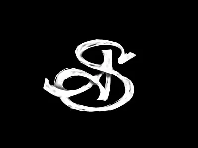 SA caligraphy graffiti letters logo monogram sa