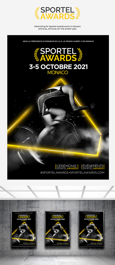 Sportel Awards - Event Poster branding design graphic design photoshop print