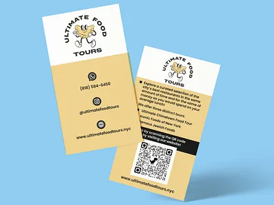 Vertical Business card graphic design