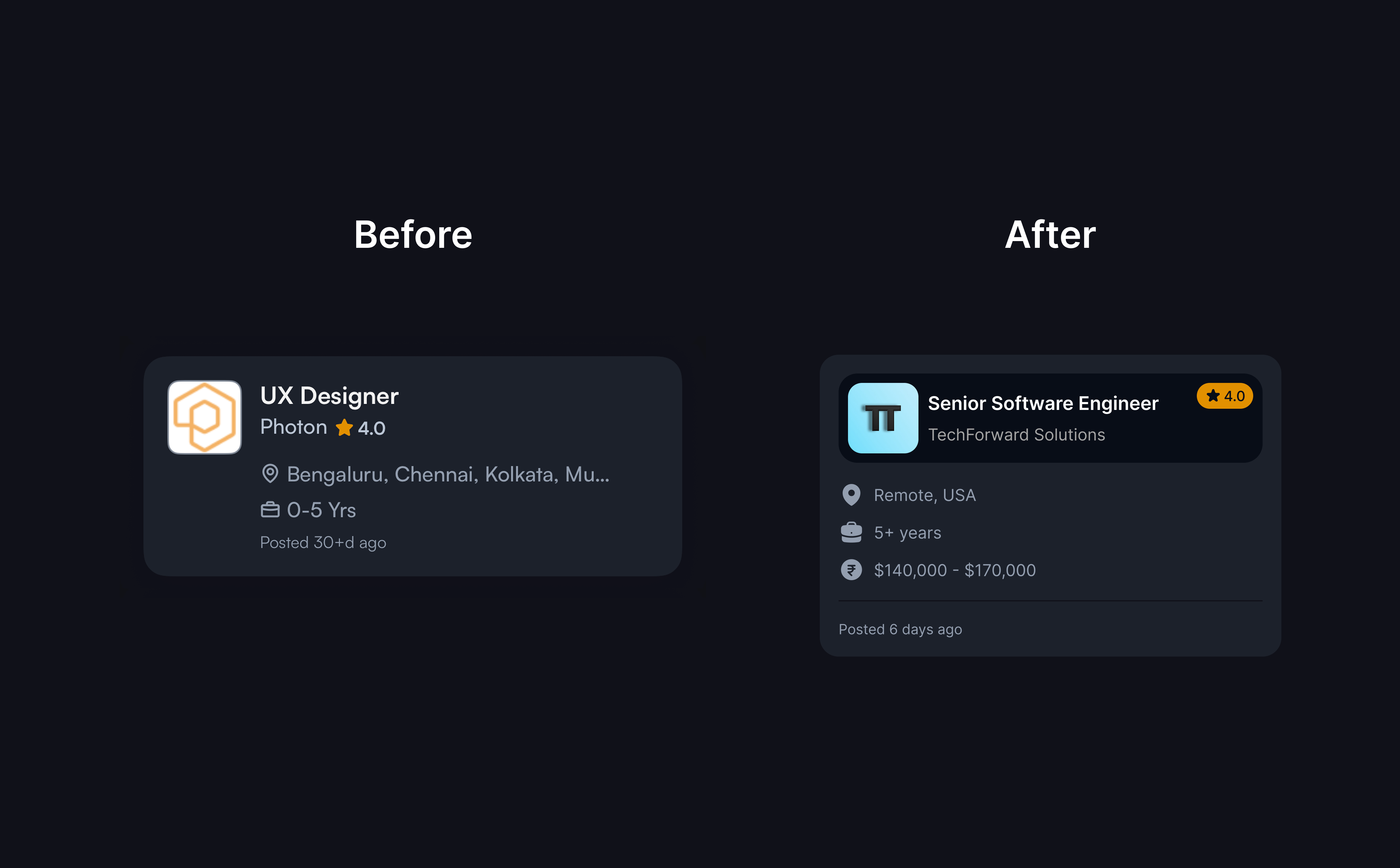 Job Card Redesign figma graphic design ios mobileapp ui uiux userexperience userinterface ux