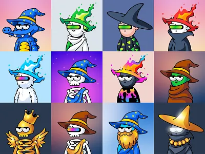 NFT Collection, Abstract Character Design, Crypto Art cartoon character crypto crypto nft cryptoart illustration nft nft art nft artist nft artworks nft collection nft crypto art nft digital art nft digital illustrations nft pfp nft pfp art nftart nftartist vector wizard