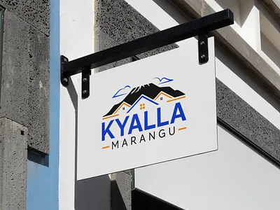 Logo design for a property company in Tunisia brand identity branding graphic design logo logo design real estate signage visual identity