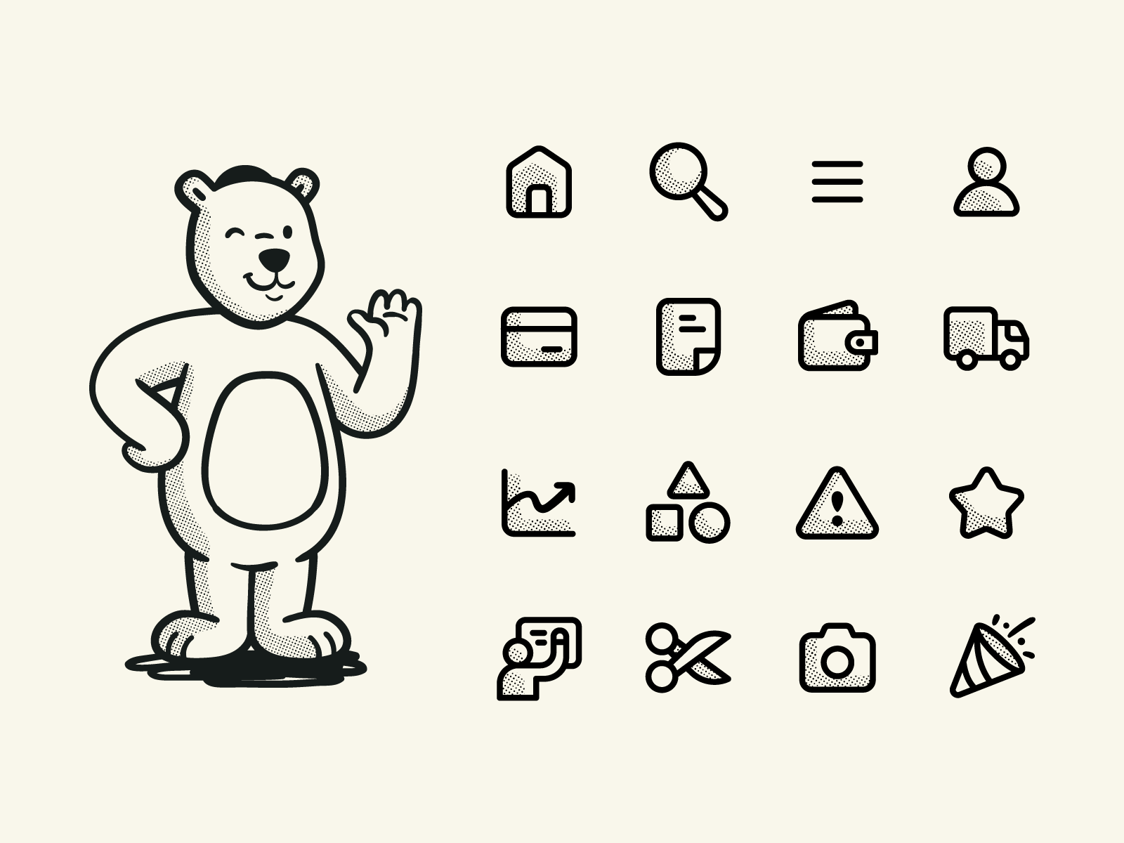 Example of Dovi | Mascot and Icons
