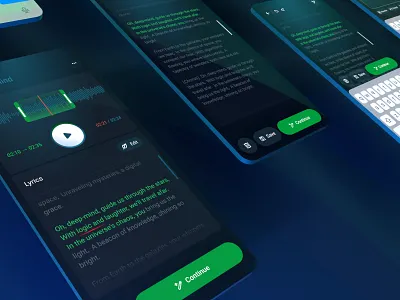 AI Music App | Edit & Replace ai app design genai music ui ui design ux ux design