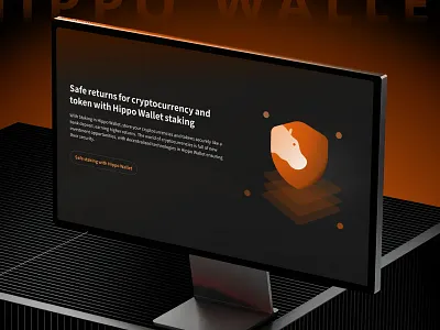 Secure Staking Experience–Hippo Wallet case study crypto ui defi dribbble weekly financial app fintech interaction design investment ui minimalist ux modern web passive income staking web design