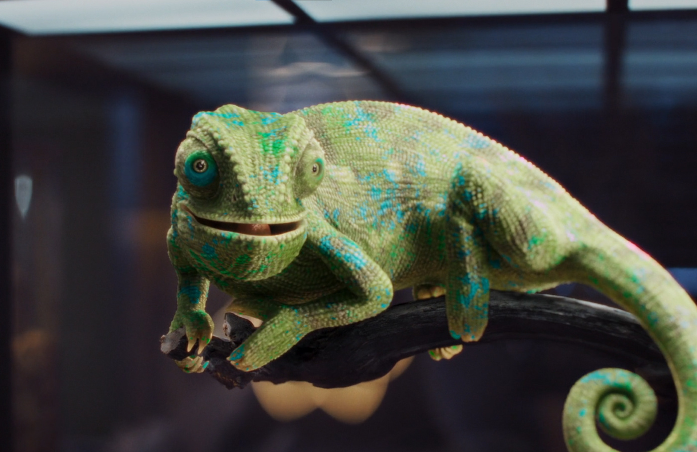 3D-CHAMELEON FOR SBERPAY 3d character brand animation brand mascot cgi character character realism cinematic cg commercial cg digital creature hero character photorealistic cg visual storytelling