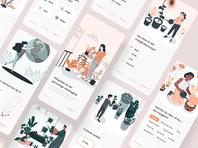 OhGarden - Garden Management App 3d animation branding graphic design logo motion graphics ui